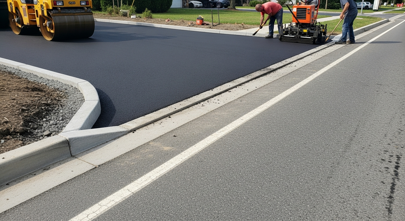 Paved Apron Ottawa Paving Contractors | #1 Asphalt & Driveway Paving Services